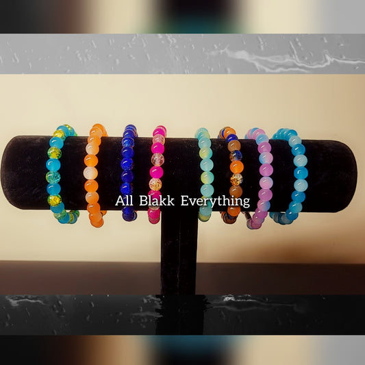 All Blakk Everything Handmade Beaded Bracelets