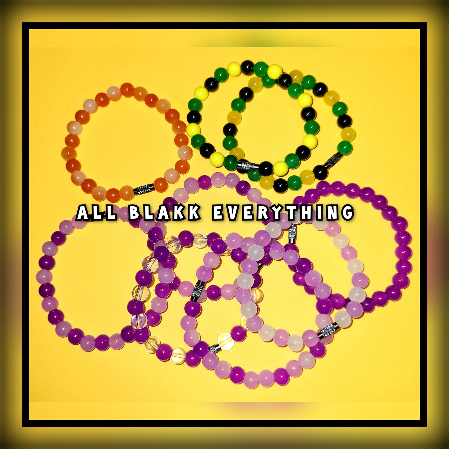 All Blakk Everything Handmade Beaded Bracelets