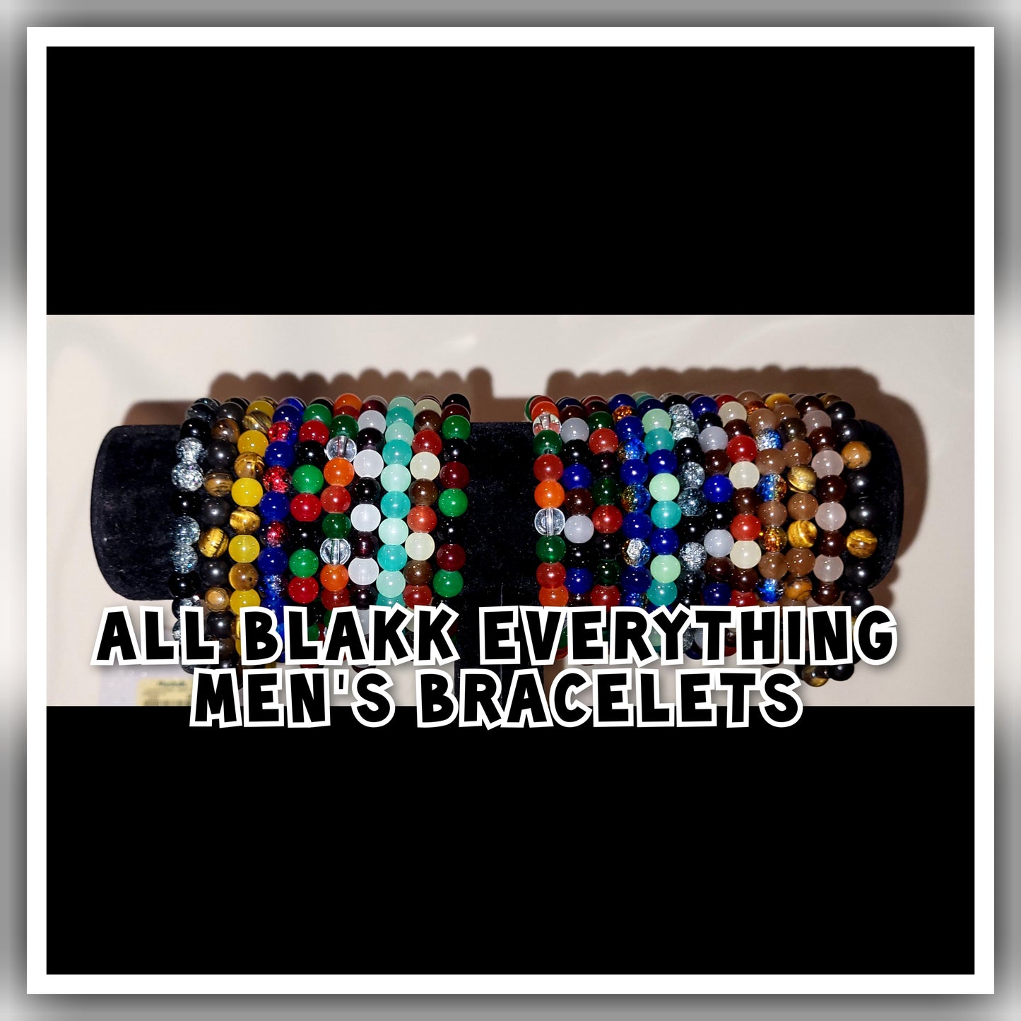 All Blakk Everything Handmade Beaded Bracelets