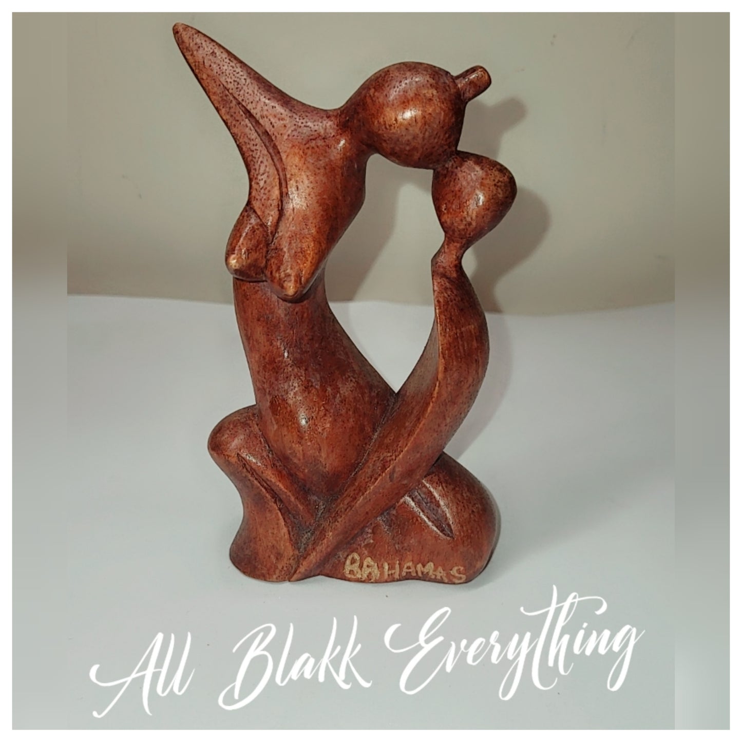 Bahamas Love Wood Sculpture 2